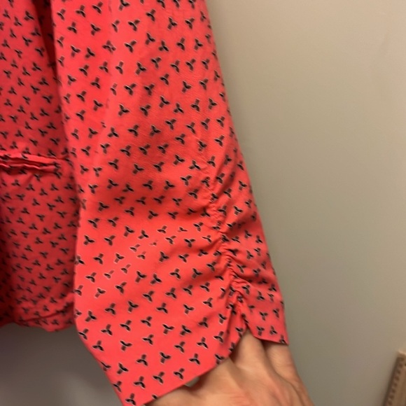 Maurices Coral Patterned light weight Blazer size large - Picture 7 of 10